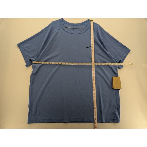 NWT Nike Men's Dri-FIT Ready Fitness T-Shirt in Game Royal size XXL - Picture 7 of 7